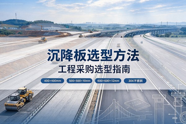江城沉降板选择方法