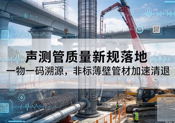 江城声测管质量新规落地，一物一码溯源，非标薄壁管材加速清退