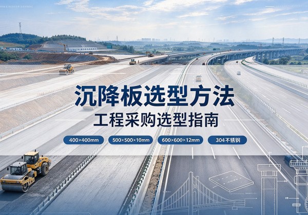 江城沉降板选择方法